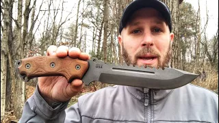 NEW!  TOPS Steel Eagle 107C Delta Class Survival Knife | Built To Last For Sure