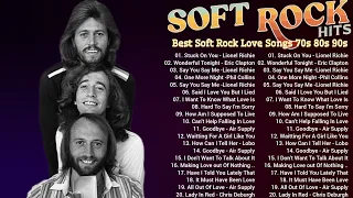 Bee Gees, Lionel Richie, Elton John, Billy Joel, Rod Stewart, Lobo🎙 Soft Rock Love Songs 70s 80s 90s