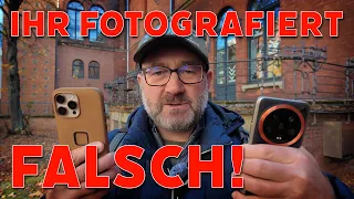 Smartphone kann nichts dazu. Ihr fotografiert falsch!