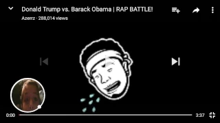 Donald Trump vs. Barack Obama rap battle performed azerrz