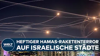 RAKETENALARM IN TEL AVIV: Iron Dome wehrt heftigen Raketenbeschuss von Hamas-Terroristen ab