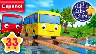 Diez autobuses | Parte 2 | Canciones infantiles | ¡33 minutos de recopilación LittleBabyBum!