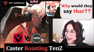 Kyedae Reacts To SEN TenZ Getting Roasted By VCT Casters | SEN VS NRG