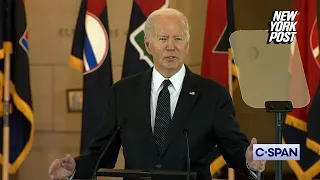 Biden delivers speech during Holocaust ceremony, reaffirms 'ironclad' support of Israel