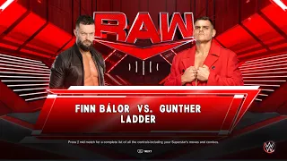 WWE 2K23 Gameplay - Finn Balor Vs Gunther - Ladder Match | PS5™ [4K 60FPS UHD]