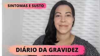 DIÁRIO DA GRAVIDEZ - OS 3 PRIMEIROS MESES - sintomas e um susto...| Mi Passos 💕