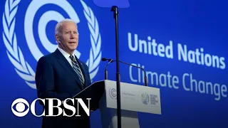 At COP26, Biden says U.S. will "lead by example" in push for urgent climate change