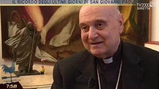 Il ricordo degli ultimi giorni di Giovanni Paolo II