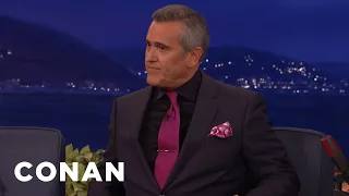 Bruce Campbell Got High Filming “Evil Dead” | CONAN on TBS