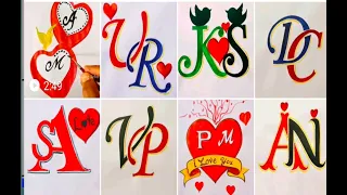 Fancy Letters❤️❤️| Own Swirled Letters|How To Design Your❤️