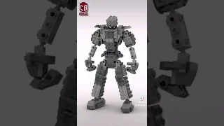 LEGO ZF-23 Mech Frame Satisfying Building Animation #shorts #lego #crixbrix #moc