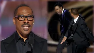 Eddie Murphy Jokes About Will Smith/Chris Rock Slap During His Acceptance Speech At Golden Globes