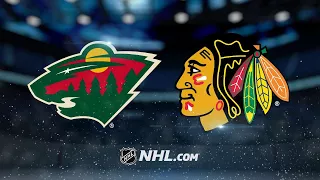 Stewart scores twice as Wild defeat Blackhawks