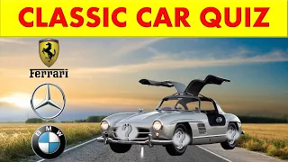 Can You Guess These Classic Cars? | Car Logo Quiz | Car Quiz