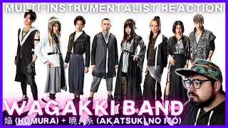 AMAZING Traditional Fusion Rock! Wagakki Band '焔 Homura + 暁ノ糸 Akatsuki no Ito' | Musician Reaction