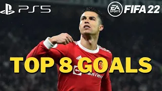 Cristiano Ronaldo Top 8 Goals Compilation | FIFA 22 | PS5 [ 4K 60 FPS ]