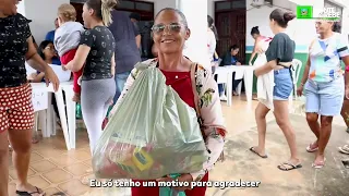 Secretaria de Ação Social realizou entrega de 1400 cestas básicas para famílias de Monte Horebe