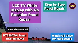 LED TV VGH VGL short Removal|Bypass connection method from Gate COF to T-CON board|VGH|Panel Repar