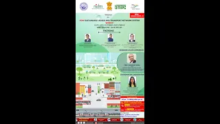 Webinar on How Sustainable Roads and Transport Network System Works? | NIDM | MHA | INDIA