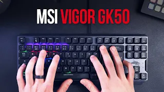MSI Vigor GK50 (Kailh White) | Sound Test Comparison