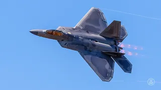 WATCH THIS!!! F-22 Raptor Aerial Maneuver