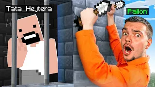 UDAŁO NAM SIĘ UCIEC z NAJGORSZEGO WIĘZIENIA TATY HEJTERA w Minecraft!