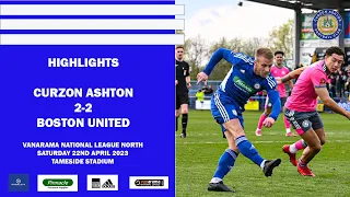 Highlights | Curzon Ashton 2-2 Boston United | Vanarama National League North