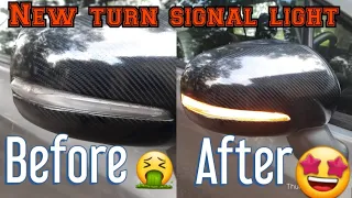 HOW TO REPLACE/REMOVE SIDE MIRROR TURN SIGNAL LIGHT Of Any Car