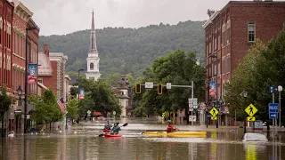 Clean-up underway in Vermont following flash floods