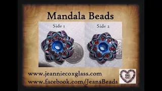 Making a Mandala Lampwork Bead by Jeannie Cox