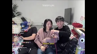 Fav moment of Woosung, Mom Hannah, and AJ twitch 2/6/22
