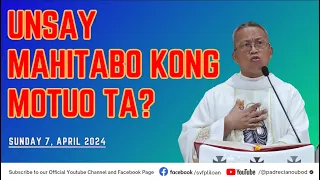 "Unsay mahitabo kong motuo ta?"- 04/7/2024 Misa ni Fr. Ciano Ubod sa SVFP.