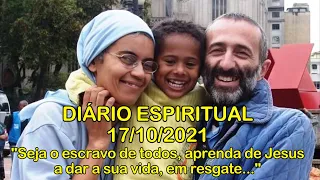 DIÁRIO ESPIRITUAL MISSÃO BELÉM - 17/10/2021 - Mc 10,35-45