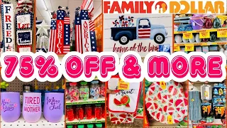 FAMILY DOLLAR 75% OFF CLEARANCE & MORE | FAMILY DOLLAR SUMMER & 4TH OF JULY | #familydollar