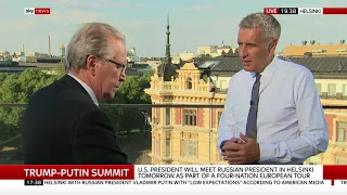 Professor Alpo Rusi's Interview For Sky News During The Helsinki Summit 2018