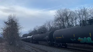 NS and CSX action at Piscataway NJ with WFRX and BNSF 1/27/24 READ DESCRIPTION.