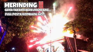 MERINDING ‼️GEMA TAKBIR DAN PESTA KEMBANG API MENYAMBUT HARI RAYA IDUL FITRI DI KAMPUNG HALAMAN