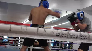 juan funez sparring going at it EsNews Boxing