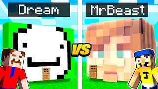 Jeffy vs Marvin YOUTUBER House Battle in Minecraft!