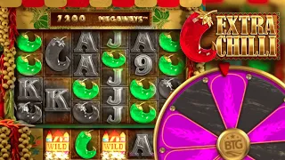 24 SPIN EXTRA CHILLI BONUS PAID US INSANE! (GREEN CHILLIES)