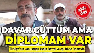 Türkiye'nin konuştuğu muhtar adayı Aydın Battal Odatv'de: Davar güttüm ama diplomam var