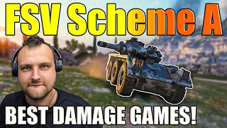 Best Damage Games with Tier VII British Wheeled Medium! | World of Tanks