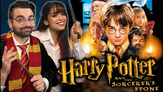FIRST TIME WATCHING Harry Potter and the Sorcerer's Stone Movie Reaction!