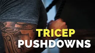 Do Cable Tricep Pushdowns Like THIS (RIGHT WAY!)