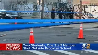 Police seek suspect in shooting near Brooklyn charter high school