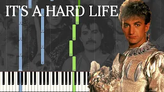 Queen - It's A Hard Life Piano Tutorial - As Played by Queen