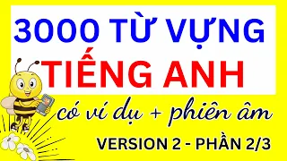 Học tiếng Anh không thể thiếu 3000 từ Oxford - Full 3000 vocabulary words in version 2 part 2/3