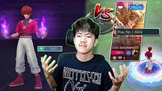 LAGI COBA DYRROTH DI BUFF MALAH KETEMU RIAU NO 1 ALICE MARI KITA SEREPET - Mobile legends