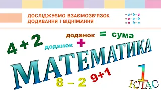 Математика 1 клас НУШ. РОЗДІЛ 2. Досліджуємо взаємозв’язок між додаванням і відніманням (с. 56)