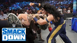 The New Day, Jinder Mahal and Shanky ambush The Viking Raiders: SmackDown, July 15, 2022